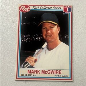Mark McGwire Baseball Card